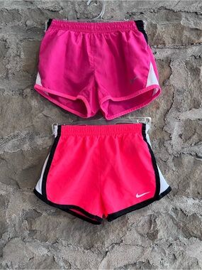 2 pairs size 4T Nike Dri Fit  Shorts with built in liner